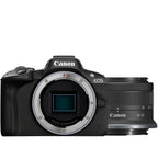 Canon EOS R50 black + RF-S 18-45mm IS STM + 64 GB