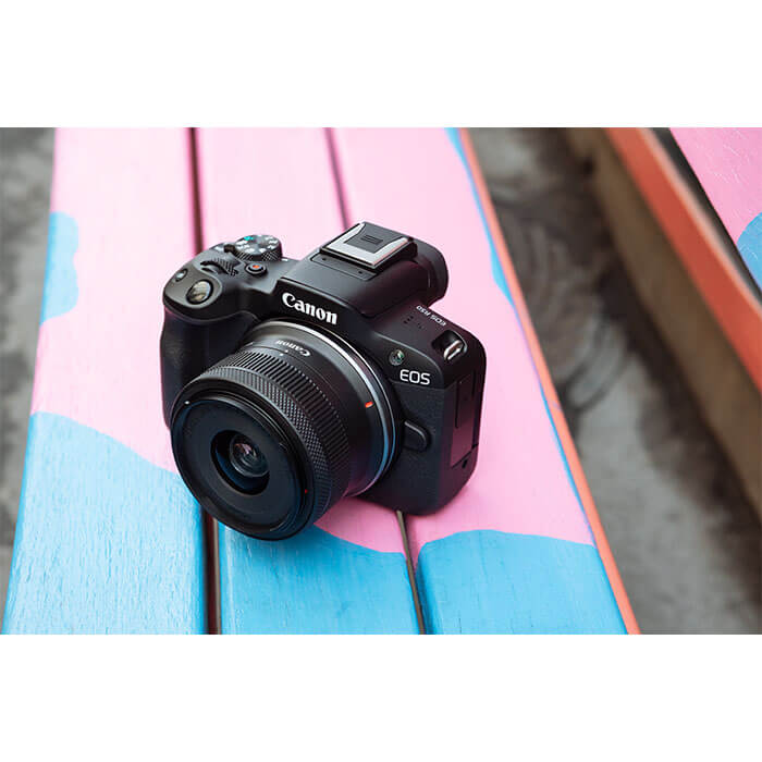 Canon EOS R50 black + RF-S 18-45mm IS STM + 64 GB