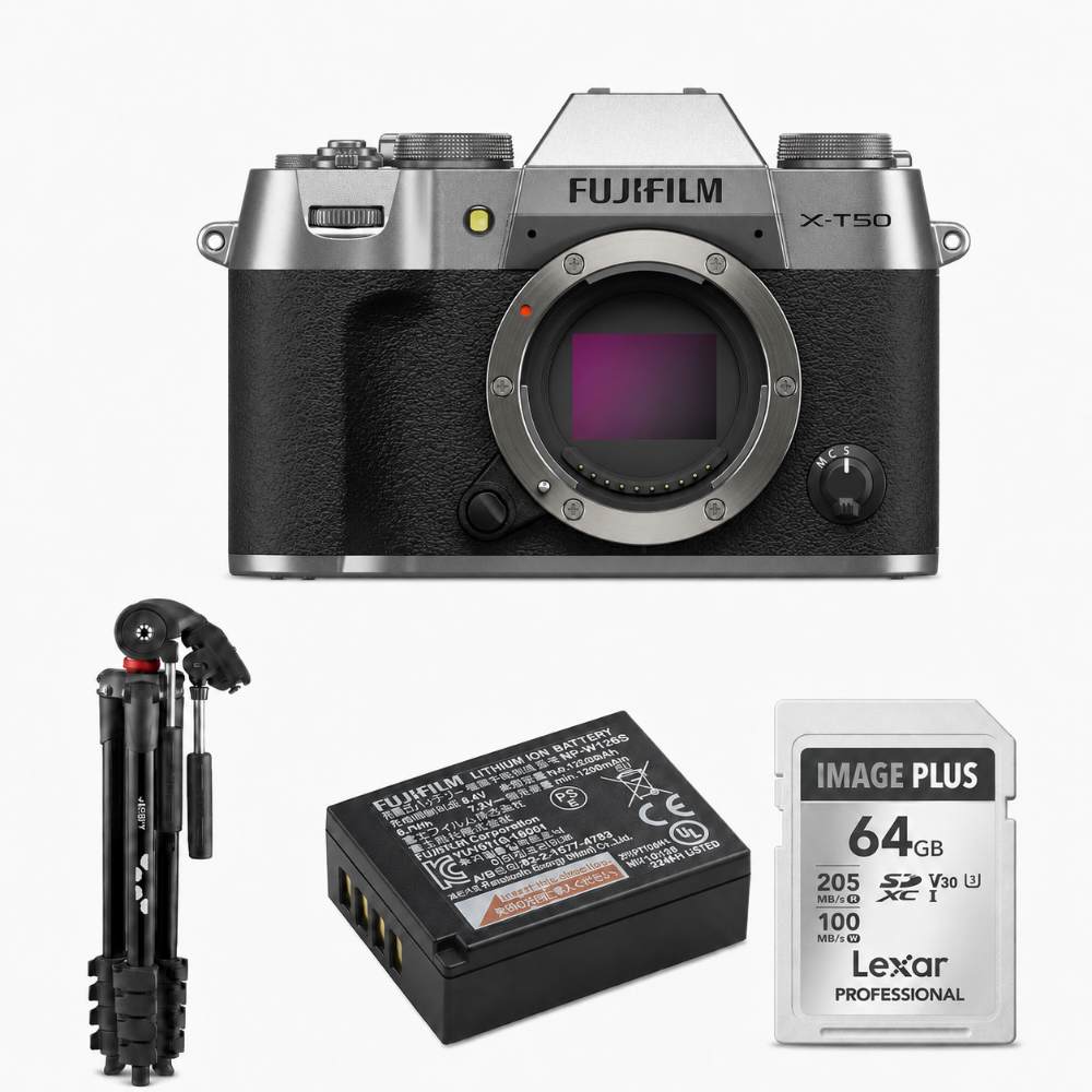 Fujifilm X-T50 Silver Holiday Kit