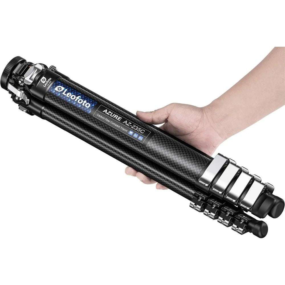Leofoto AZ-235C+LH-30R Azure series Ultra Compact tripod, half silver