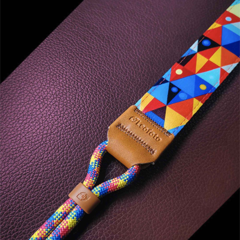 Leofoto L-CS-205 Camera strap, rainbow pearl