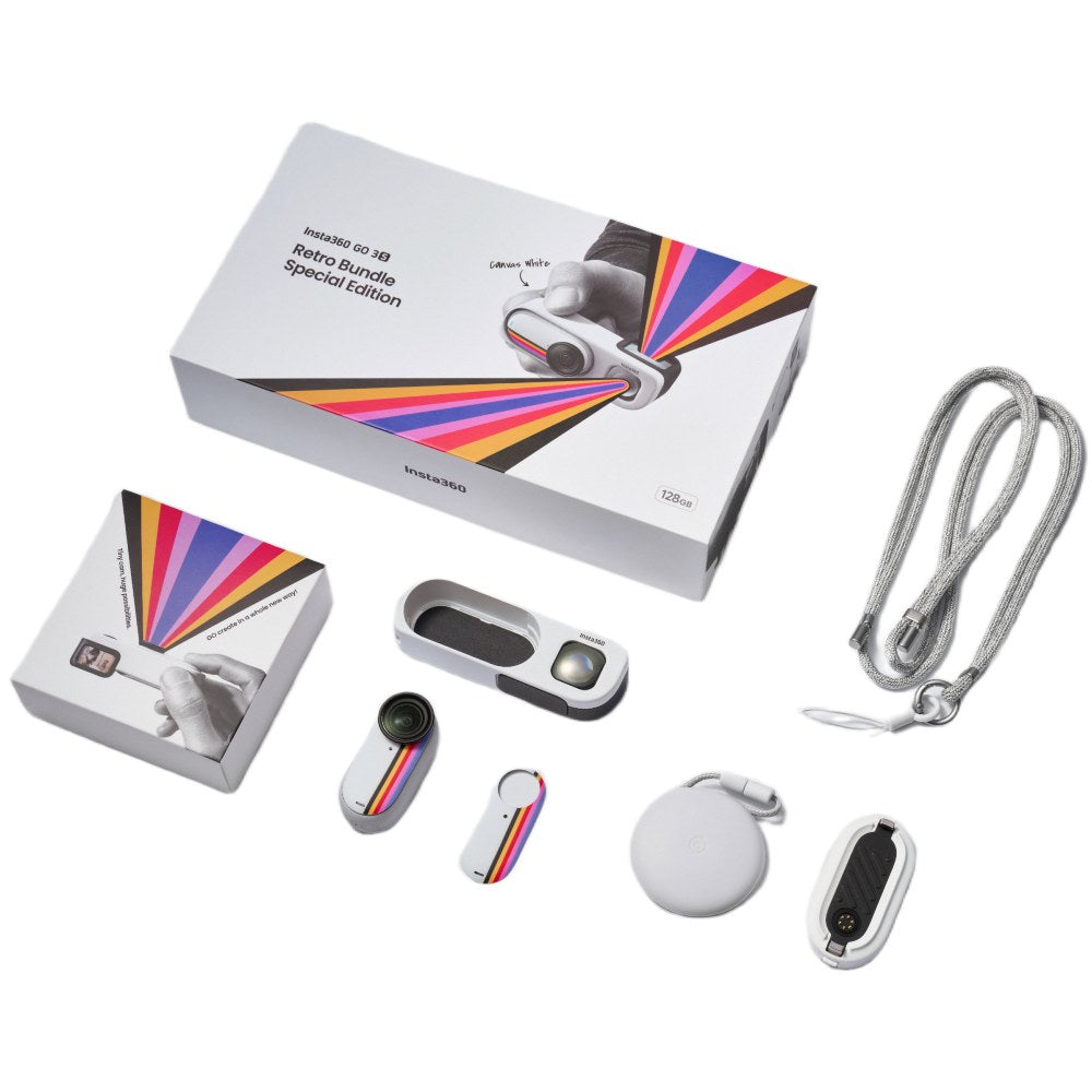 Insta360 GO 3S Retro Bundle (Special Edition) Canvas White 128GB
