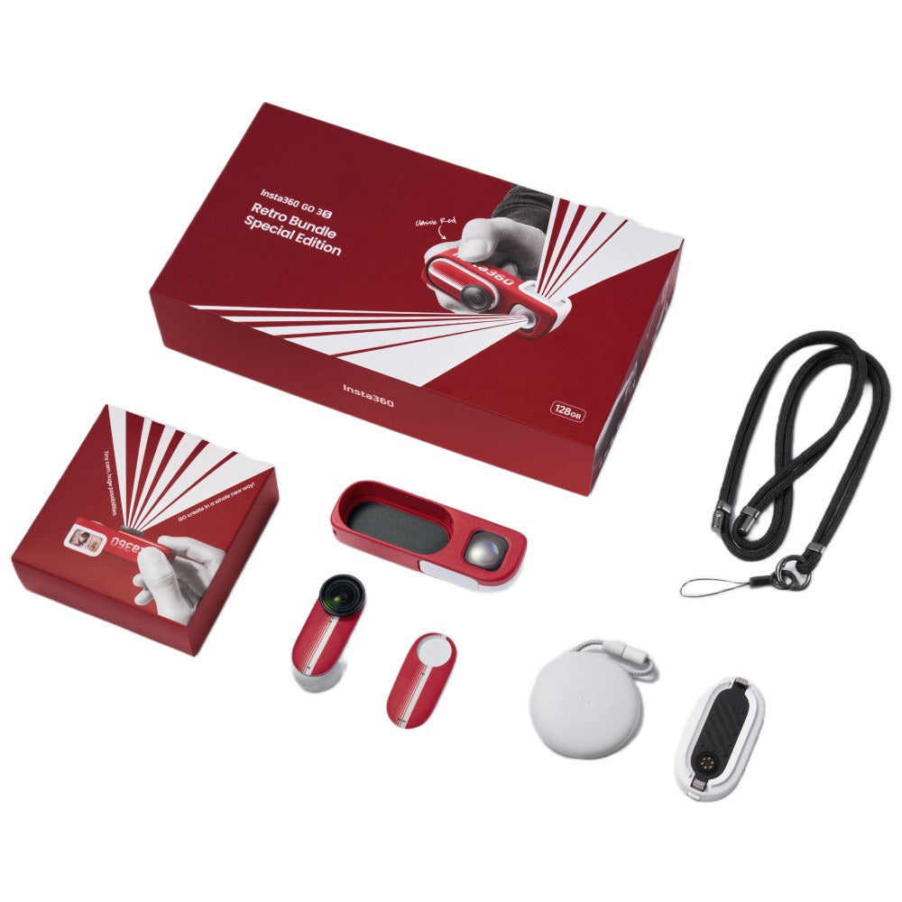 Insta360 GO 3S Retro Bundle (Special Edition) Classic Red 128GB