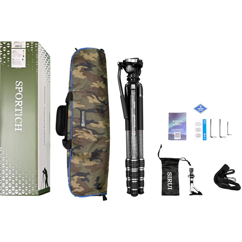 Sirui Sportich Carbon Tripod SP124+B5X