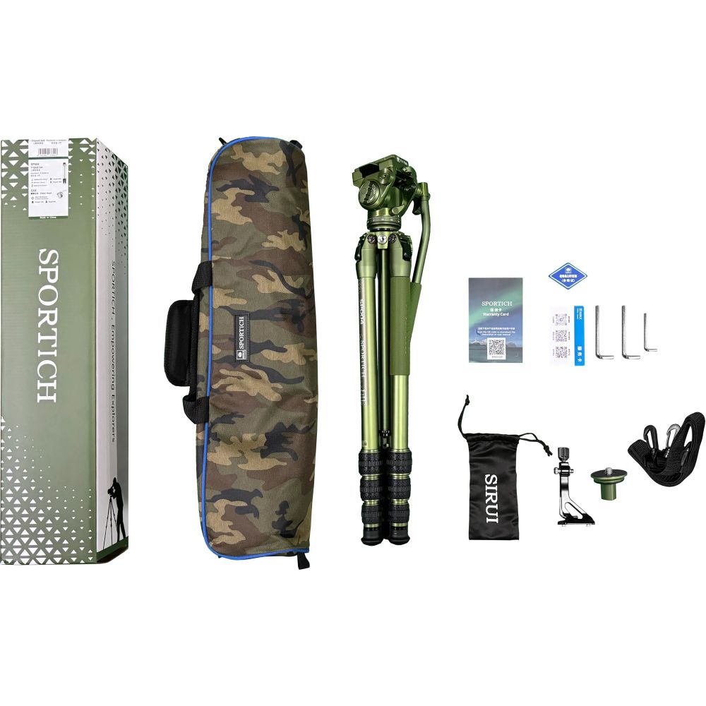 Sirui Sports Tripod SP004+G5X Green