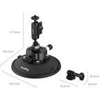SmallRig 5856B 6" Suction Cup Mount for Action Cameras