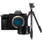 Panasonic LUMIX S5D + 18-40mm + Joby Action Tripod