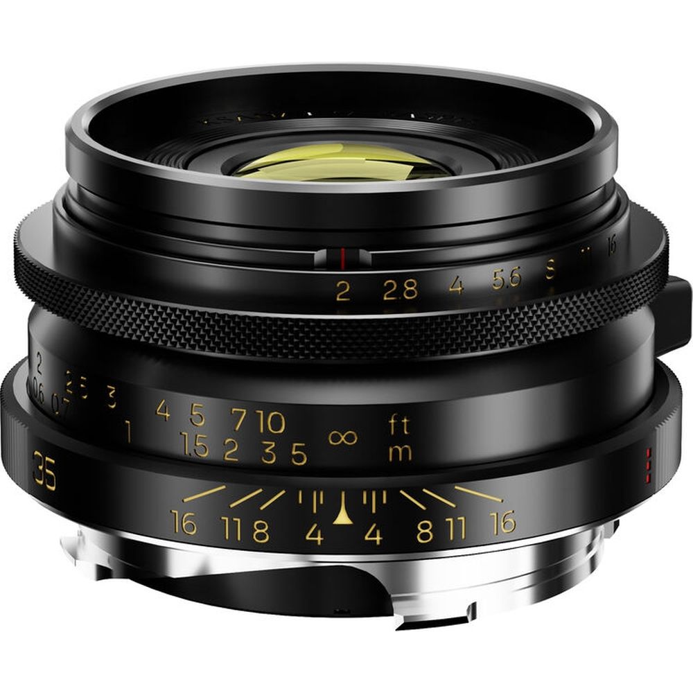 Thypoch Full-frame Ksana 35mm f/2 ASPH. with lens hood Leica M, black Paint