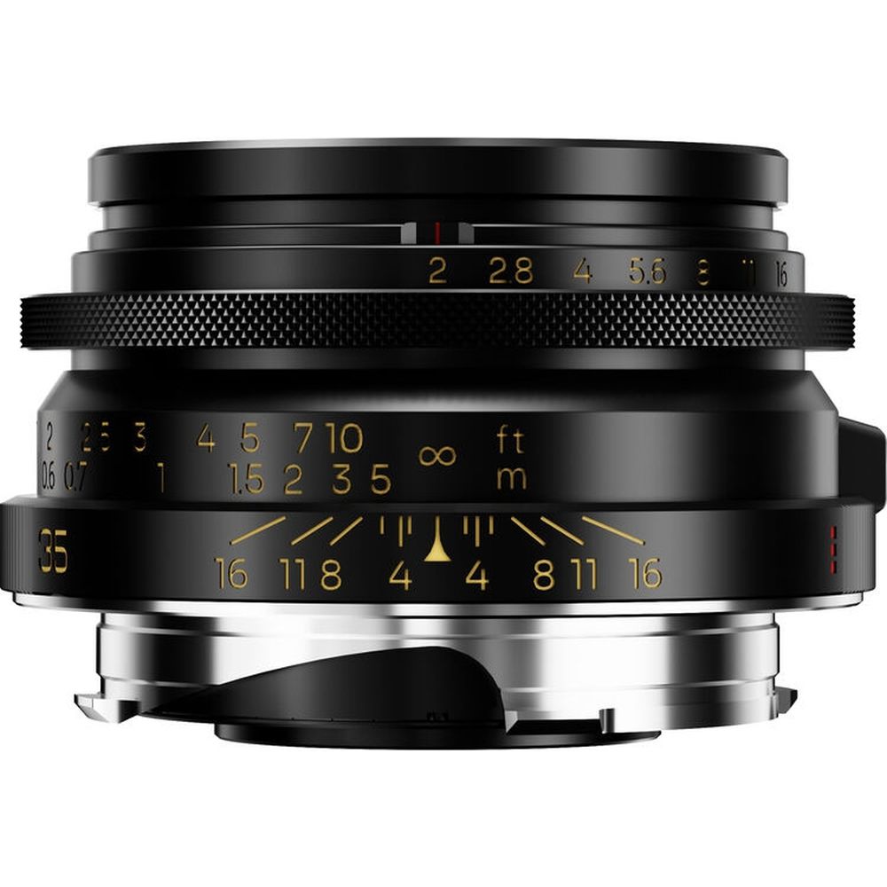 Thypoch Full-frame Ksana 35mm f/2 ASPH. with lens hood Leica M, black Paint