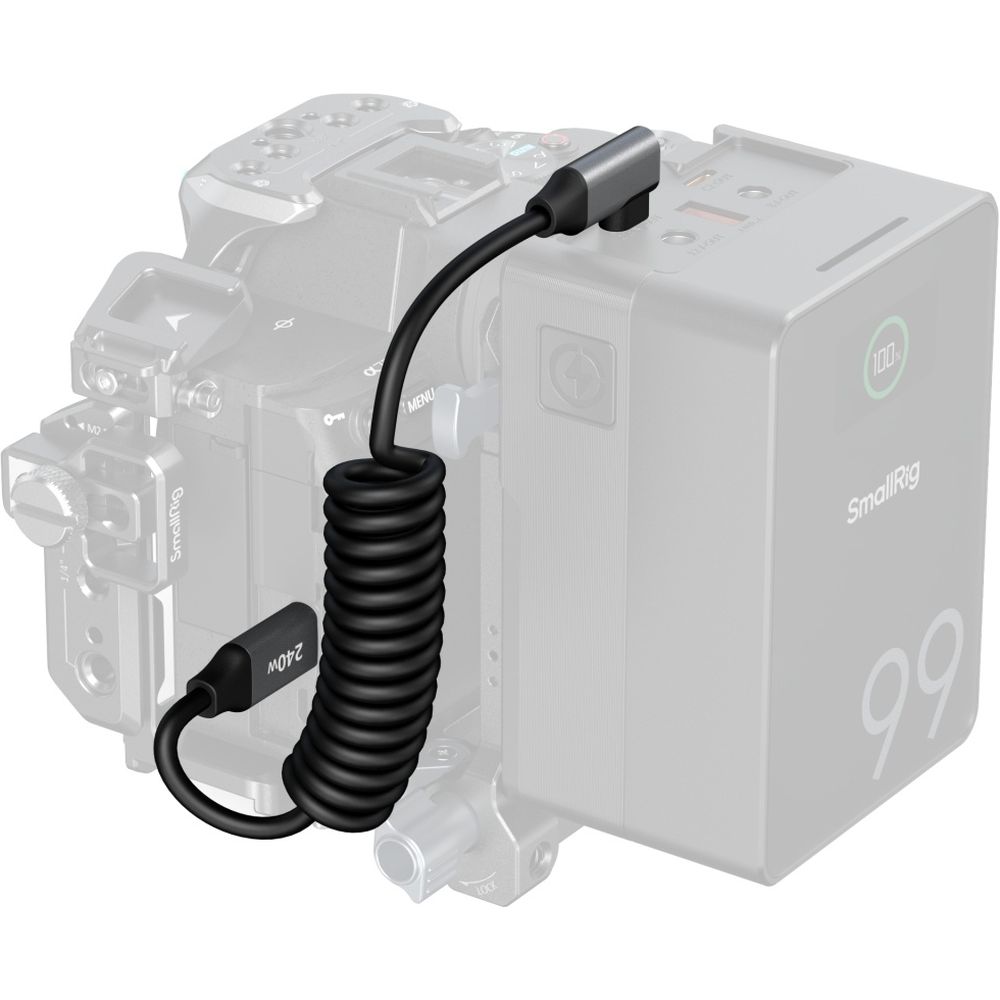 SmallRig 5730 Coiled Data Cable for USB-C Adapter