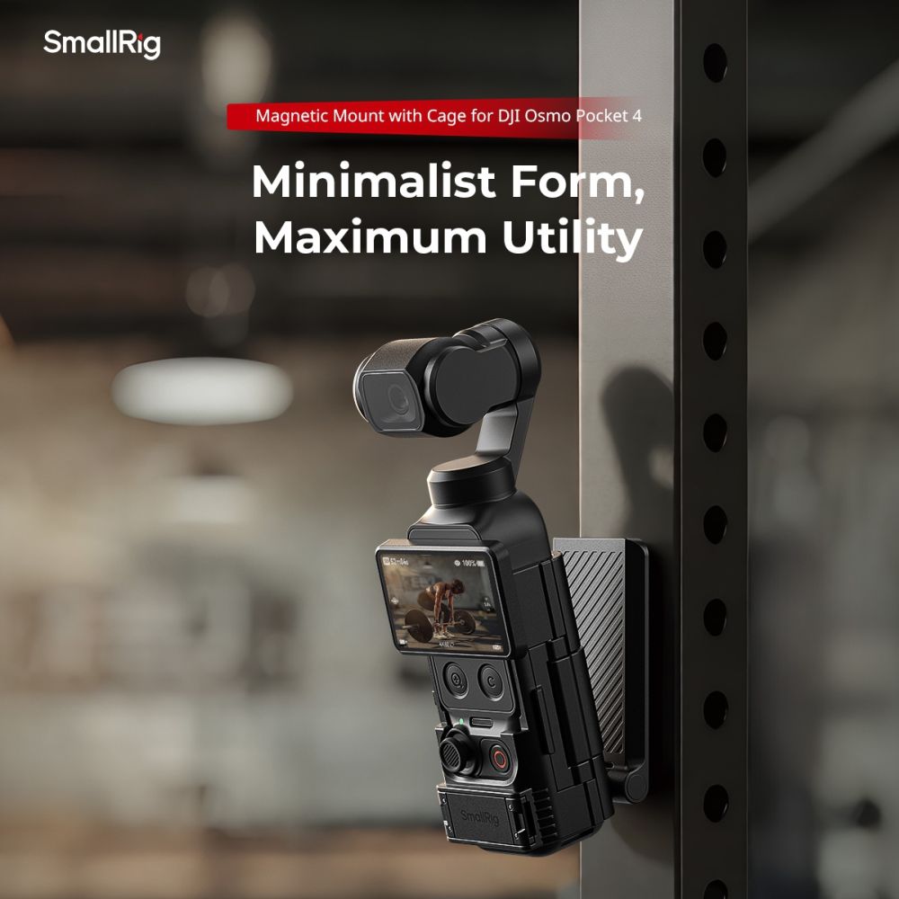 SmallRig 6009 Attachable Backplate Support for DJI Osmo Pocket 4
