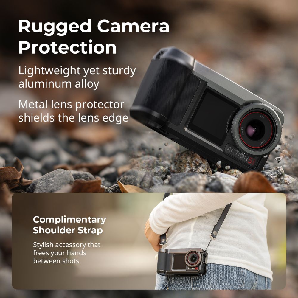 SmallRig 6371 Dedicated Street Photography Cage for DJI Osmo Action 5 Pro / 4 / 3
