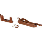 SmallRig 6275 Leather Half Case Kit for Panasonic LUMIX L10, brown