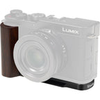 SmallRig 5942 L-Shaped Mount Plate with Wooden Handle for Panasonic LUMIX L10, black