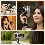 SmallRig 5701 L-Shaped Mount Plate Handle for Panasonic LUMIX L10, silver