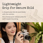 SmallRig 5700 L-Shaped Mount Plate Handle for Panasonic LUMIX L10, black
