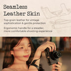 SmallRig 5699 Leather Half Case for Panasonic LUMIX L10, brown