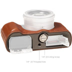 SmallRig 5699 Leather Half Case for Panasonic LUMIX L10, brown