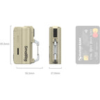 SmallRig 6089 Charger Kit incl. 2x 5000mAh 21700 Battery, Sand Brown