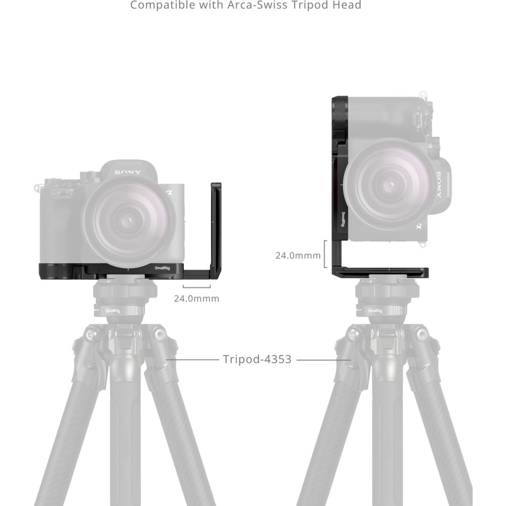 SmallRig 6706 L-Shaped Mount Plate for Sony Alpha 7R VI