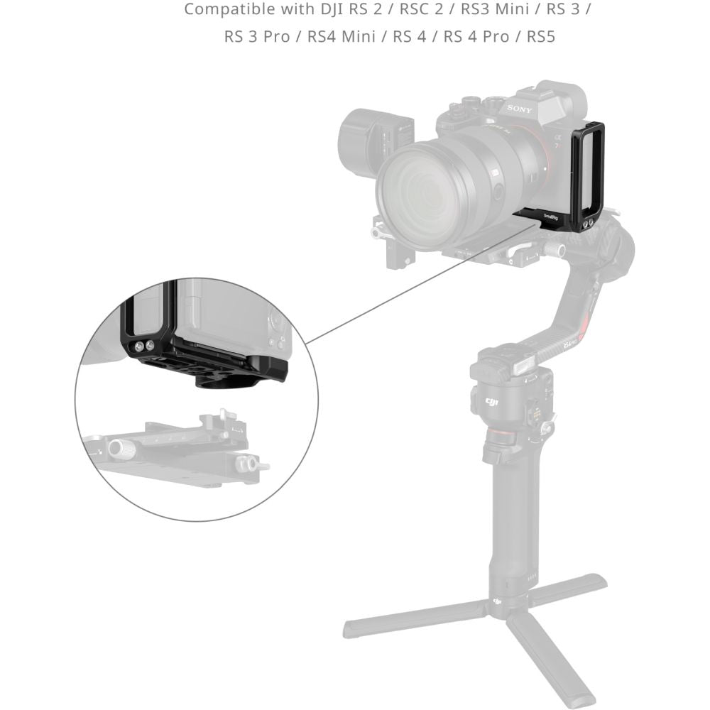 SmallRig 6706 L-Shaped Mount Plate for Sony Alpha 7R VI