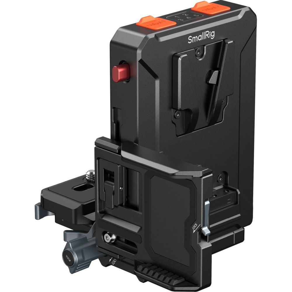 SmallRig 5899 Intelligent Power Management V-Mount Battery Adapter Plate (Compatible with Arca-Swiss Quick Release Plate)