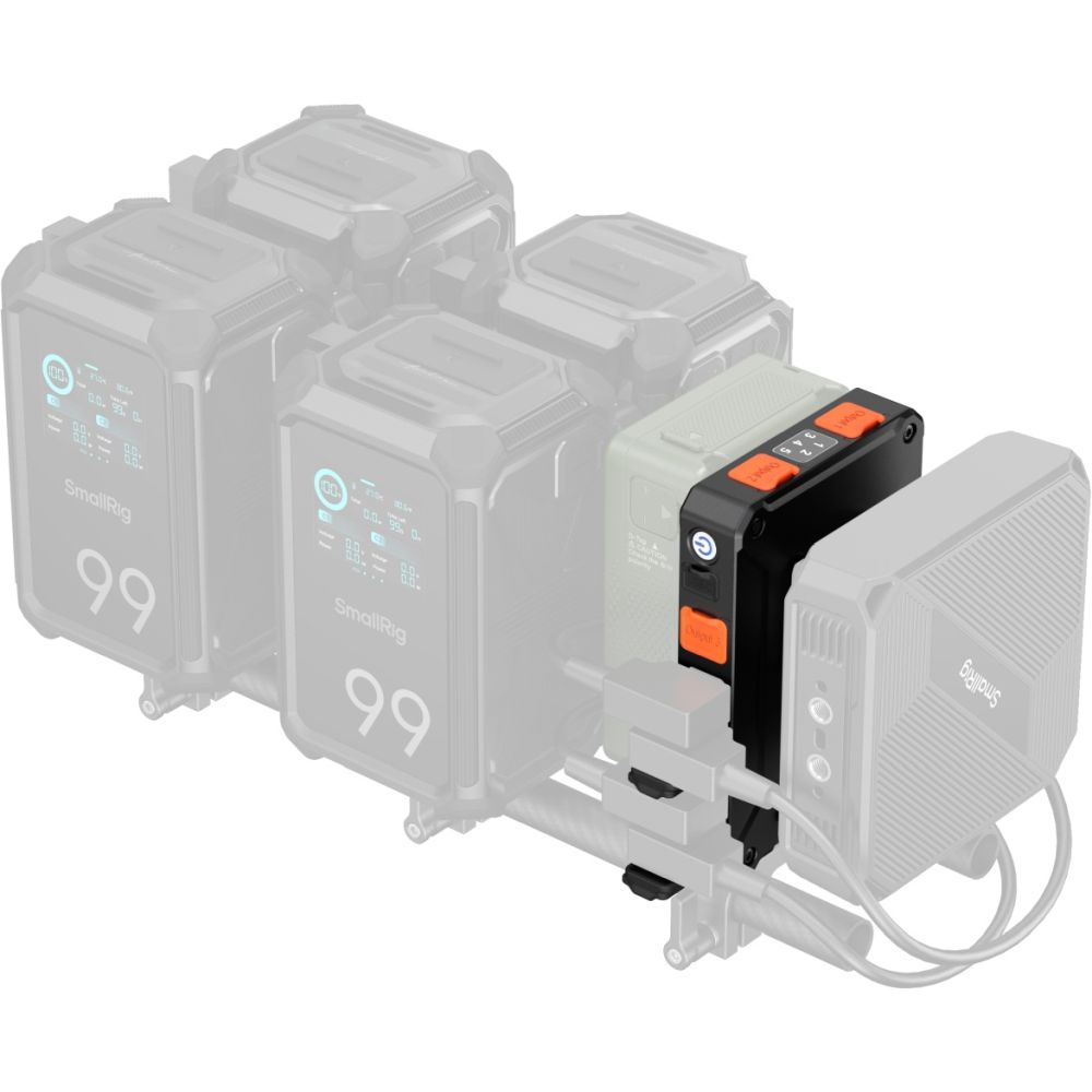 SmallRig 5899 Intelligent Power Management V-Mount Battery Adapter Plate (Compatible with Arca-Swiss Quick Release Plate)