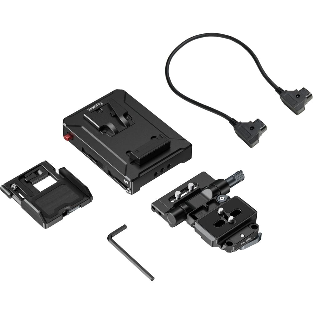 SmallRig 5899 Intelligent Power Management V-Mount Battery Adapter Plate (Compatible with Arca-Swiss Quick Release Plate)