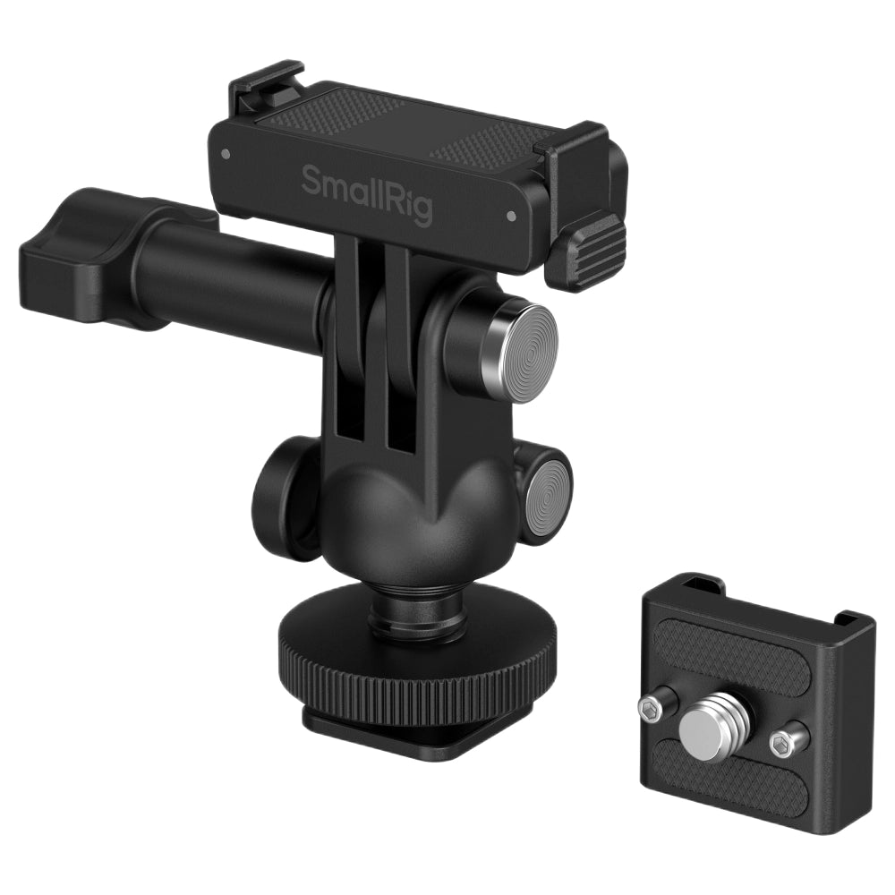 SmallRig 6396 Quick Release Adapter with Cold Shoe Mount and Mini Ball Head for DJI Osmo Action 6 / Nano