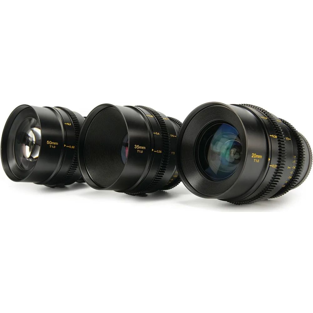 Zhongyi Mitakon 20mm T1 + 35mm T1 + 50mm T1 (S35 Cine Bundle Set) Fuji X
