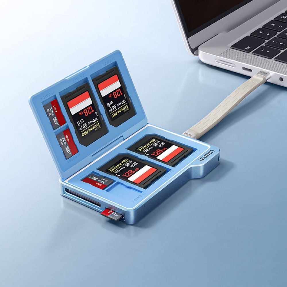 Ulanzi DC01 2-in-1 Portable Memory Card Case - Blue