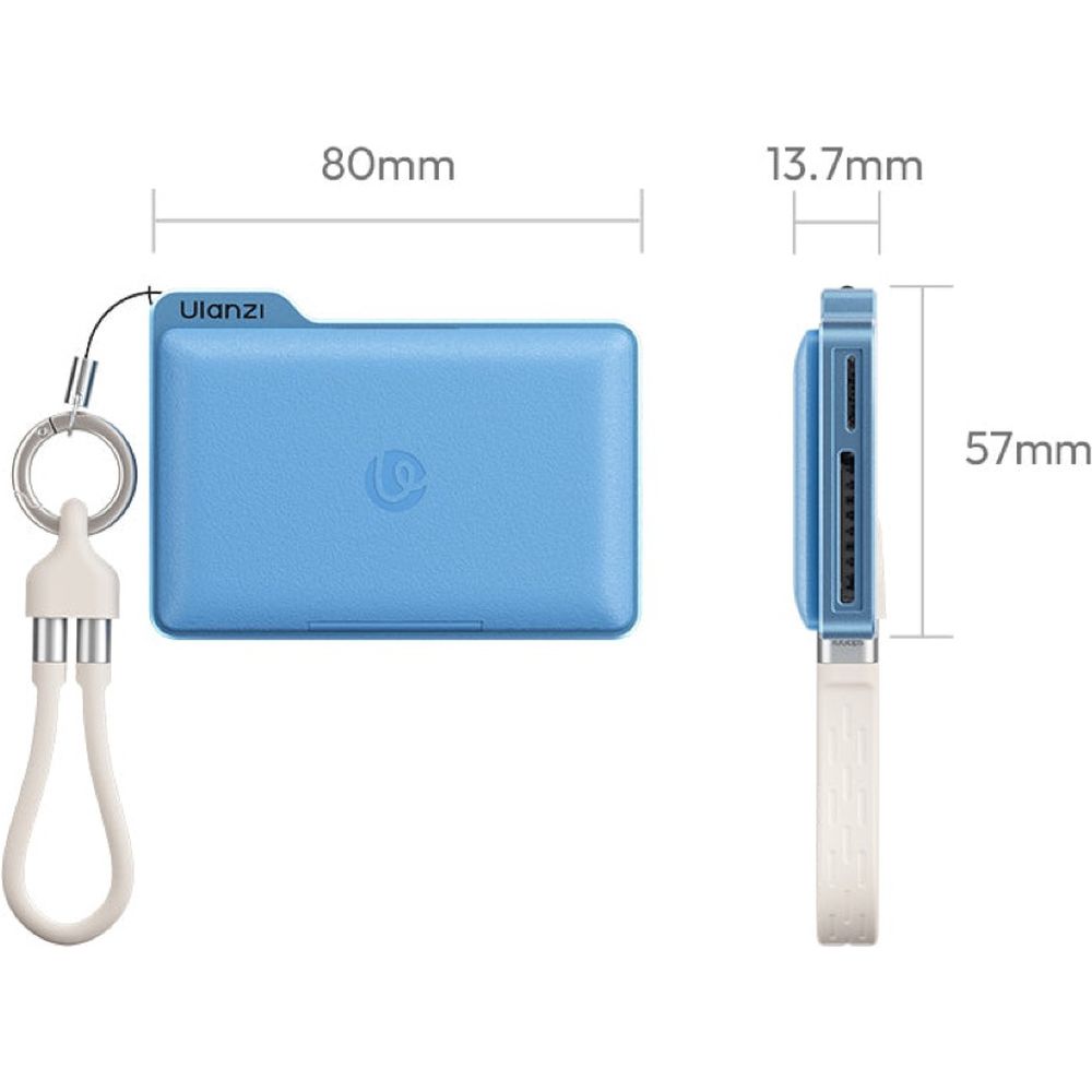Ulanzi DC01 2-in-1 Portable Memory Card Case - Blue