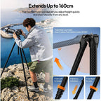 Ulanzi TZ01 Versatile 2 in 1 Carbon Fiber Tripod