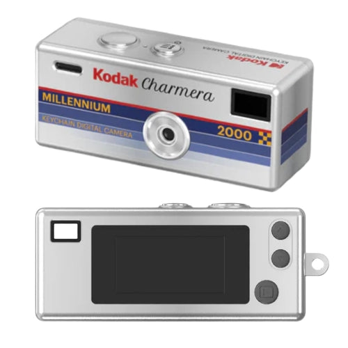 Kodak Charmera Keychain Digital Camera - Millennium Edition + 16GB MicroSD Card