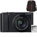 Panasonic Lumix DC-TZ300 - Black + Lexar 64GB SDXC + Case Logic DCB-313