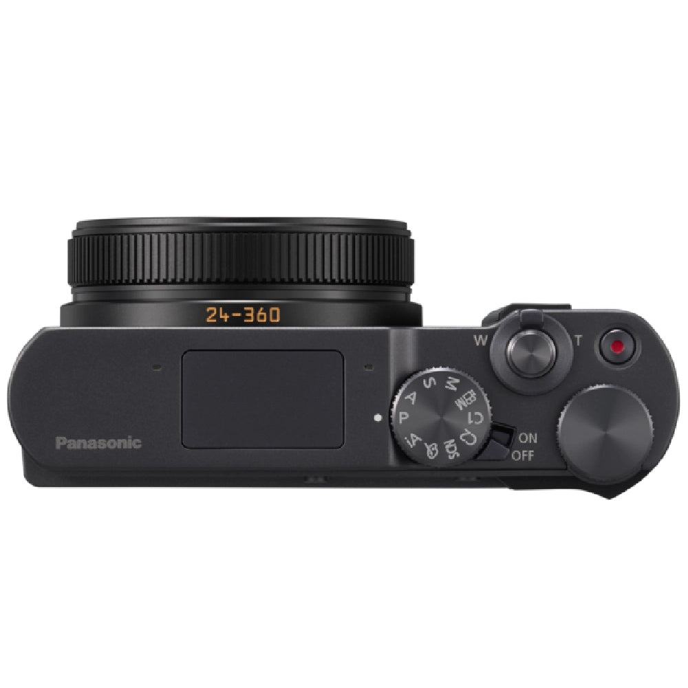 Panasonic Lumix DC-TZ300 - Dark Silver + Lexar 64GB SDXC + Case Logic DCB-313