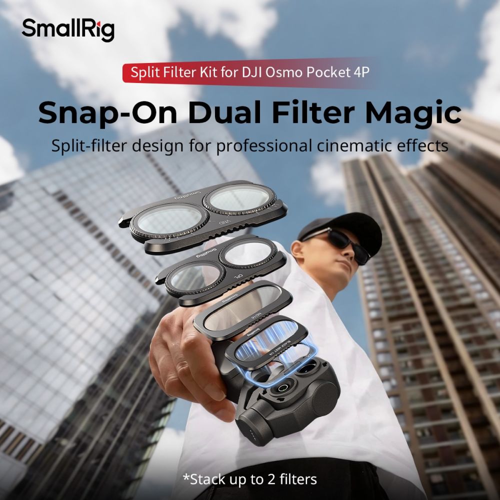 SmallRig 6658 Split Filter Kit for DJI Osmo Pocket 4P