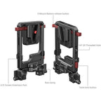 SmallRig 6273 Rotatable V-Mount Battery Plate with Dual V-Locks and 15mm Dual Rod Clamp