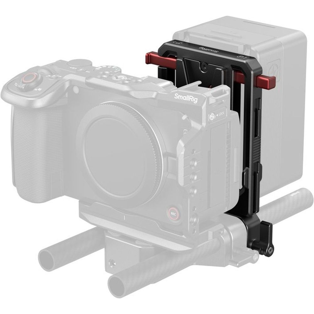 SmallRig 6273 Rotatable V-Mount Battery Plate with Dual V-Locks and 15mm Dual Rod Clamp
