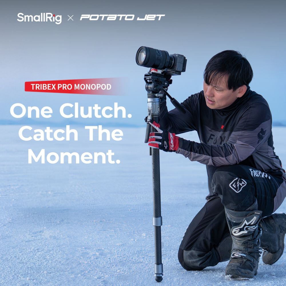 SmallRig 6284 × Potato Jet TRIBEX PRO Monopod (Basic Version)