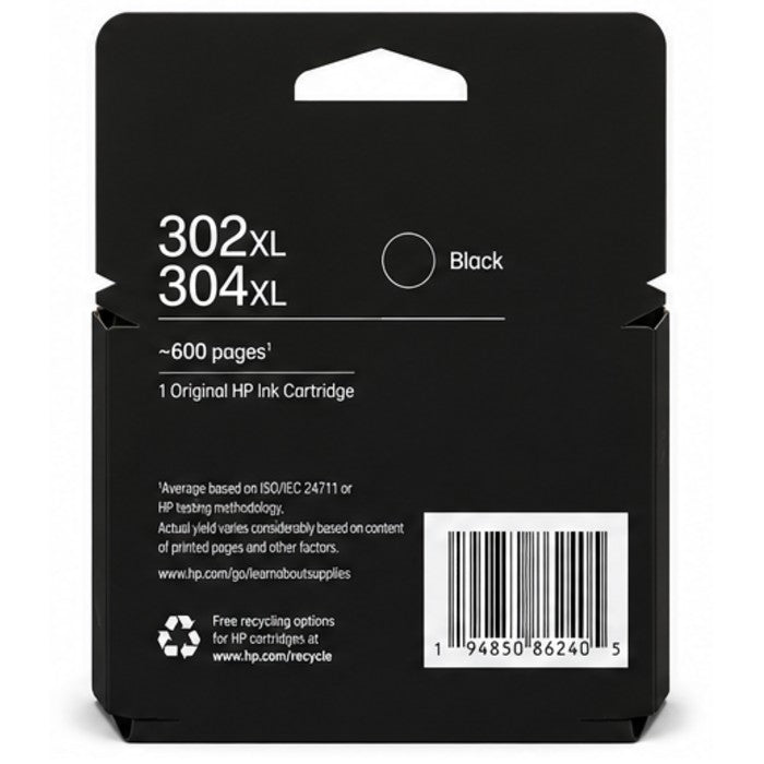 HP 302XL/304XL Inkcartridge Original black