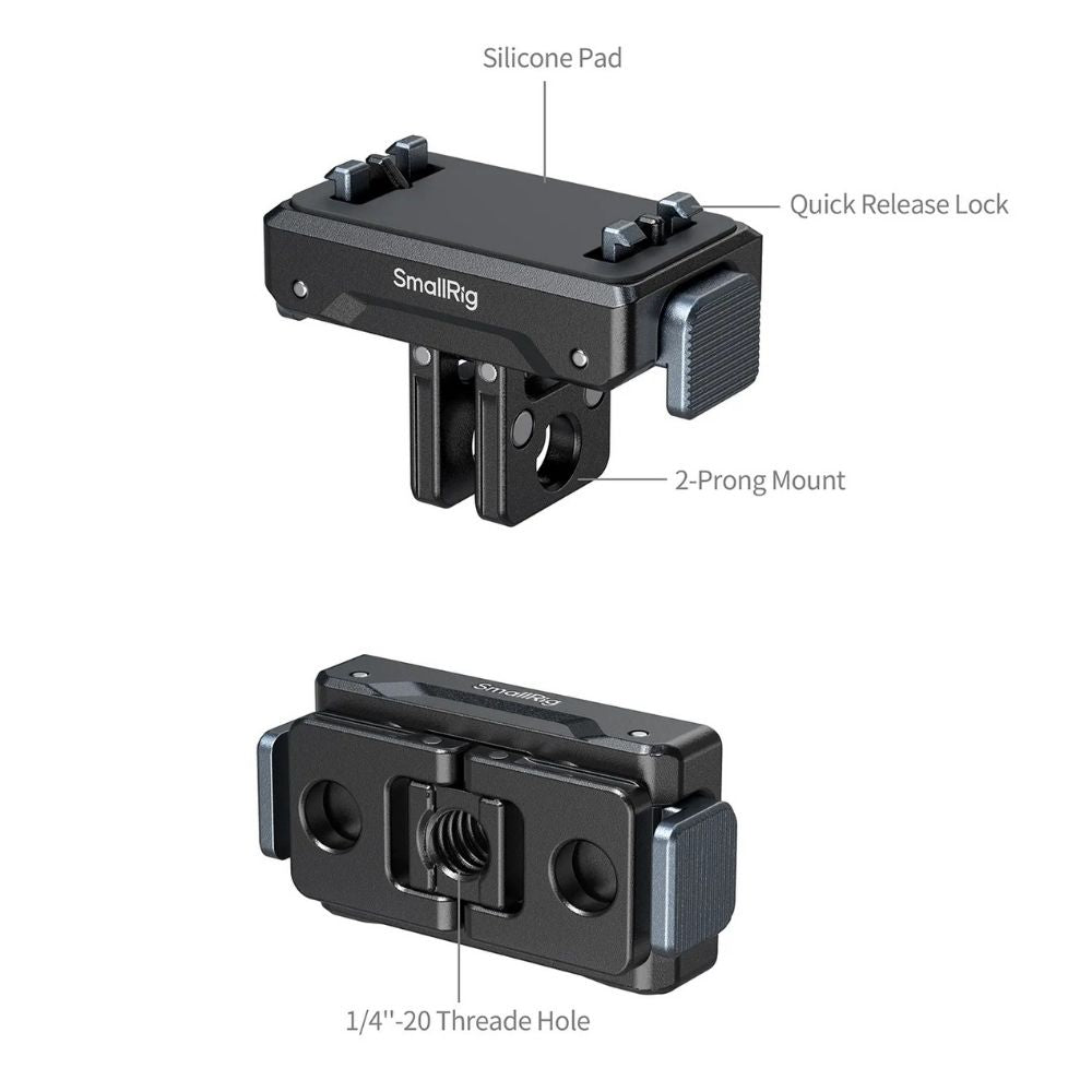 SmallRig 5814B Quick Release Mount Adapter for Insta360 X5 / X4 Air / Ace Pro 2 / Ace Pro / Ace