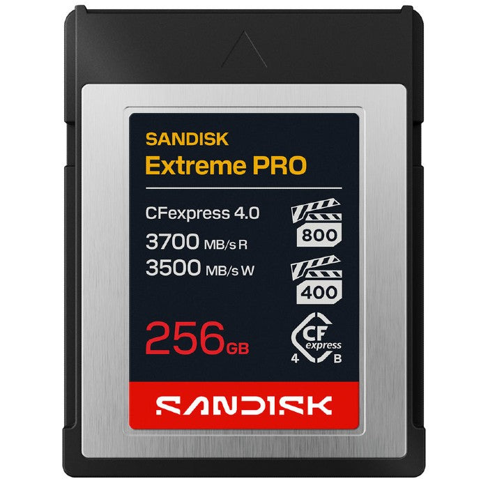 SanDisk Extreme PRO CFexpress Card 256GB Type B, 4.0