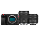 Canon EOS C50 + RF 28-70mm f/2.8 IS STM + RF 35mm f/1.8 Macro IS STM