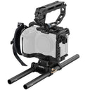 SmallRig 6924 "HawkLock" Advanced Cage Kit with Dual Rod System for Sony FX5