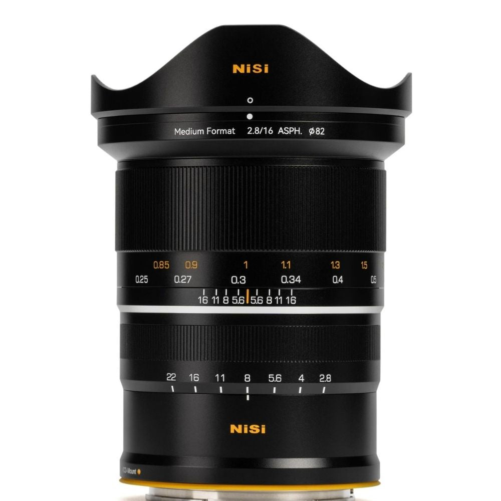 NiSi 16mm f/2.8 zwart voor XCD Mount