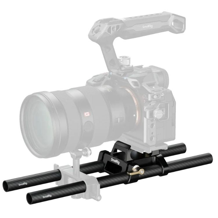 SmallRig 6761 Arca-Type Mount Plate with 15mm Dual Rod Clamp
