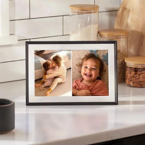 Aura Carver Mat 10,1" Digitale Fotolijst – Charcoal