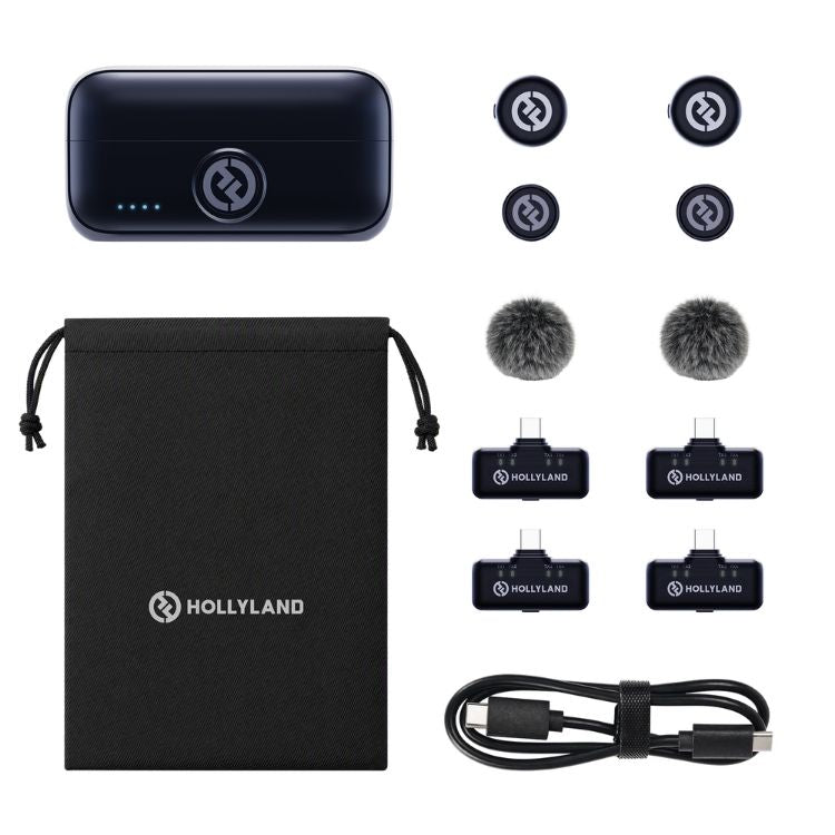 Hollyland LARK M3 Combo 2TX + 4RX USB-C, Space Grey