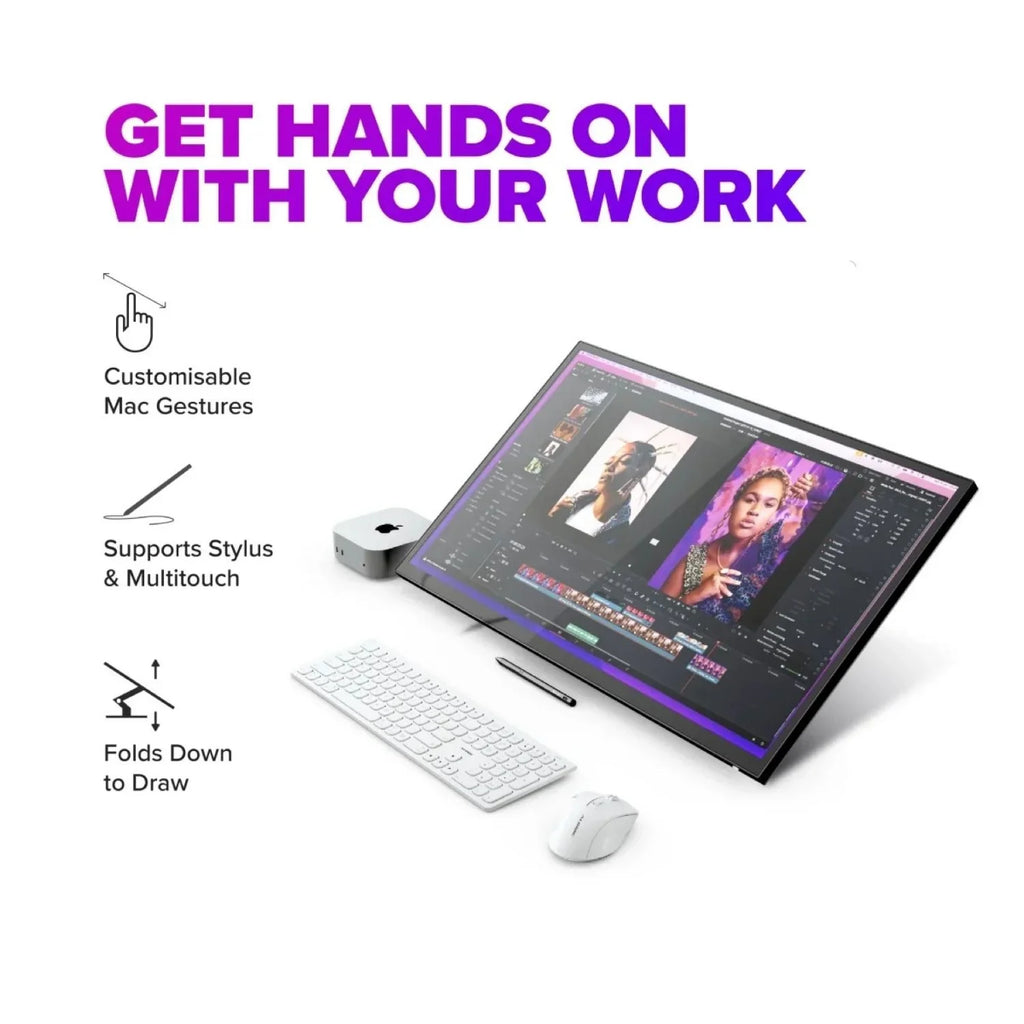 Alogic Clarity 5K Fold Touch 27" Touchscreen Monitor with USB-C Power Delivery